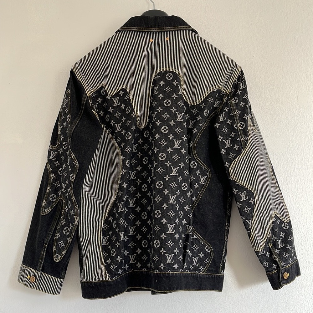 Louis Vuitton x Nigo Monogram Denim Workwear Jacket - Picture 4 of 7